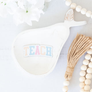 TEACH Magnet in Scholastic Collegiate Lettering