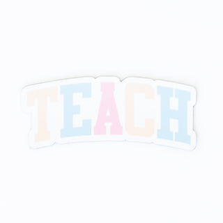 TEACH Magnet in Scholastic Collegiate Lettering