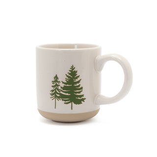 Winter Christmas Tree 14 oz. Ceramic Morning Coffee Mug
