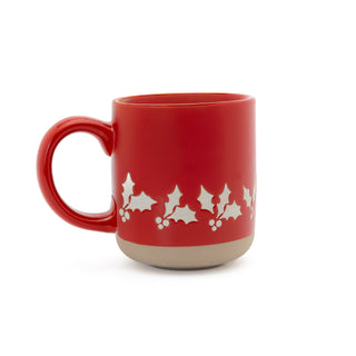 Christmas Holy Red & White 14 oz. Ceramic Morning Coffee Mug