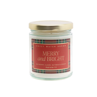 Merry & Bright Scented Soy Candle by Sweet Water Decor