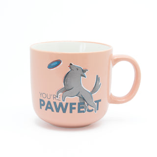 You're Pawfect 14 oz. Ceramic Morning Coffee Mug