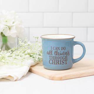 I Can Do All Things Through Christ 13.28 oz Ceramic Coffee Mug