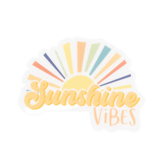 Sunshine Vibes Multi-Color Sun Rays - Sticker - Bennett Avenue Boutique
