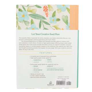 Personal Reflections KJV Bible with Prompts with Wildflowers