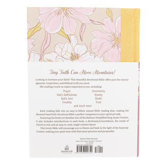 The Barbour Simplified KJV Mustard Seed Faith Devotional Bible