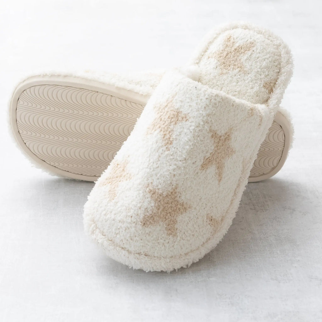 Warm Fuzzy Slippers to Wear All Year Round for Feet Comfort - Bennett Avenue Boutique | Women's Boutique Houston, Texas