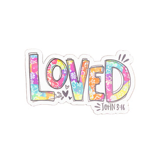Loved John 3:16 3" Magnet | Uplifting Bible Scripture - Bennett Avenue Boutique