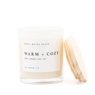 Soy Scented Candles by Sweet Water Decor Scent Warm & Cozy - Bennett Avenue Boutique | Christian Apparel, Accessories & Gifts
