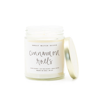 Soy Scented Candles by Sweet Water Decor Scent Cinnamon Roll - Bennett Avenue Boutique | Christian Apparel, Accessories & Gifts