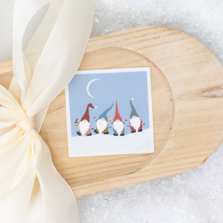 Christmas Snow Gnomes Charming Sticker