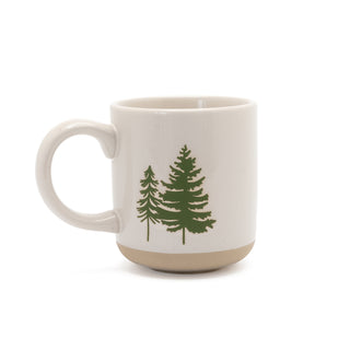 Winter Christmas Tree 14 oz. Ceramic Morning Coffee Mug