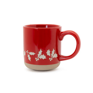 Christmas Holy Red & White 14 oz. Ceramic Morning Coffee Mug