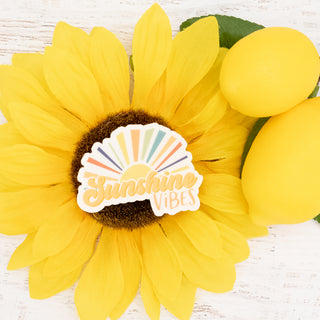 Sunshine Vibes Multi-Color Sun Rays - Sticker - Bennett Avenue Boutique