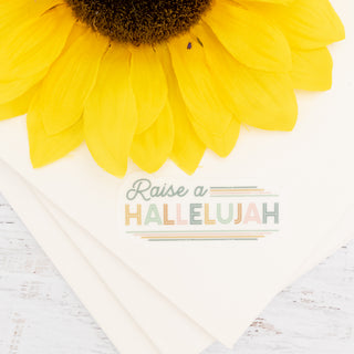 Raise a HALLELUJAH Religious - Sticker - Bennett Avenue Boutique