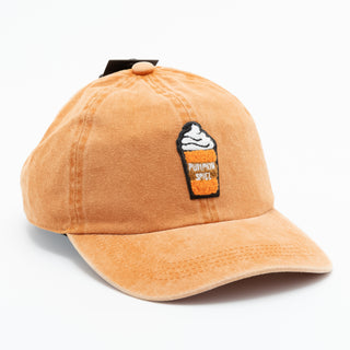 Pumpkin Spice Latte Chenille Baseball Cap 