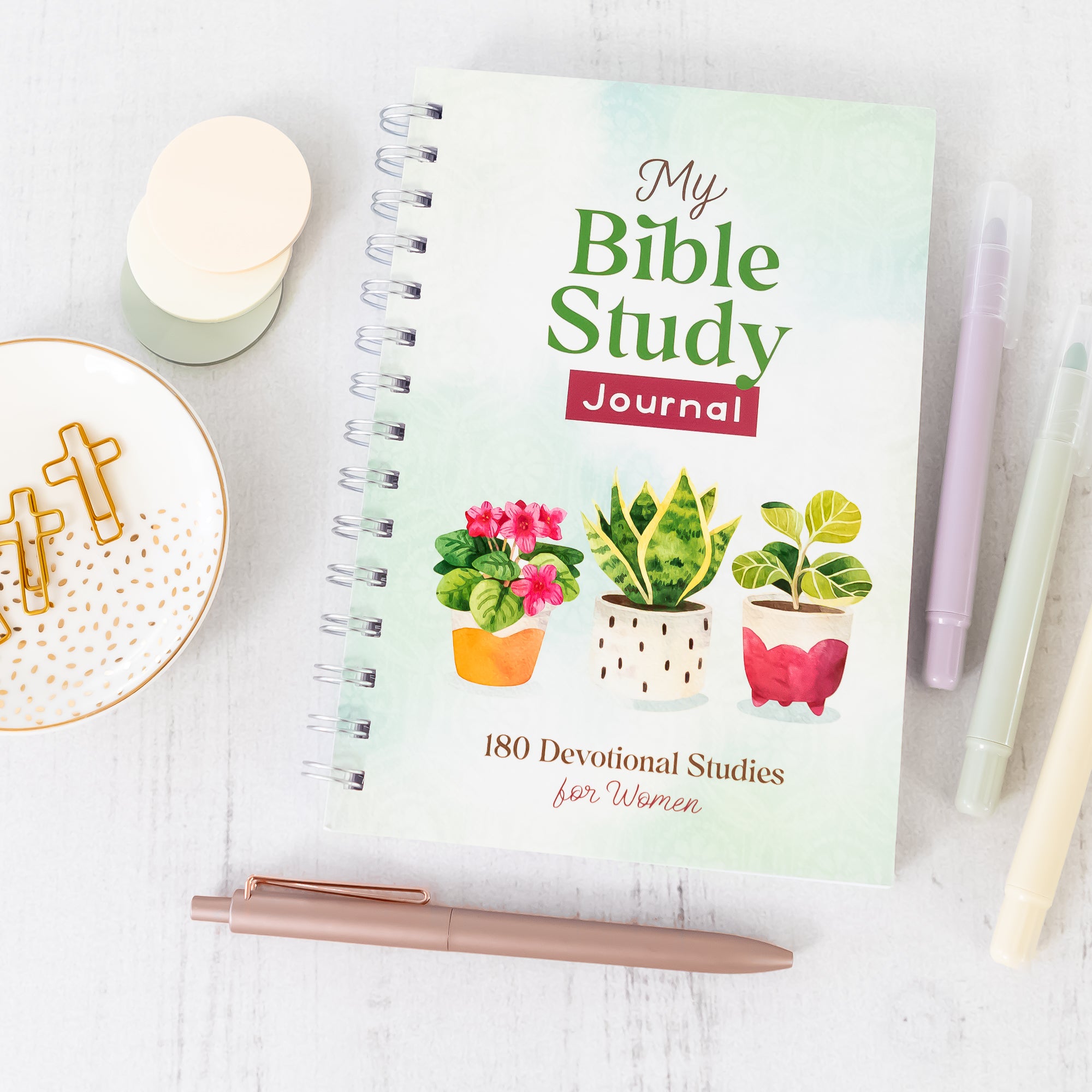 My Bible Study Journal 180 Devotional Studies for Women 