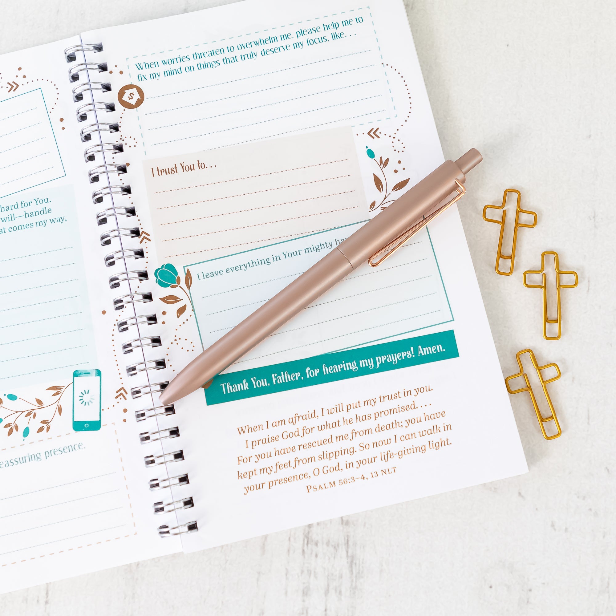 The Prayer Map Worry Less Pray More Spiral Study Journal 