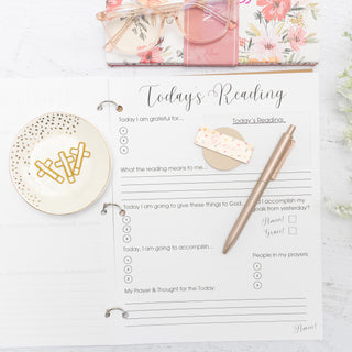 Self Bible Study & Blank Pages Journaling Digital Download 