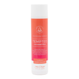 Mixologie Tempted Coconut Kiss luxury body wash bottle