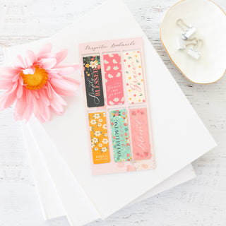 Overflowing Grace Magnetic Bookmark Set for Your Books & Journals