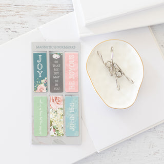 That Joy May Be in You John 15:11 Magnetic Bookmark Set for Your Books & Journals