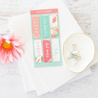 Choose Joy Magnetic Bookmark Set for Your Books & Journals