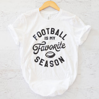 Football is My Favorite Season Game Day Graphic Tee