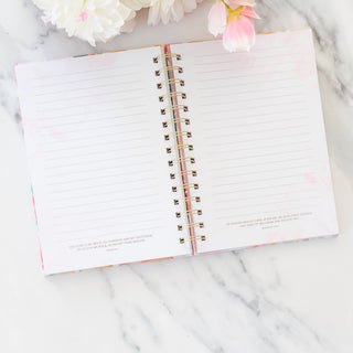 Open I Can Do All Through Christ Who Strength Me Phil 4:13 journal with lined pages and scripture verses