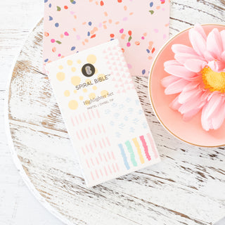 Spiral Bible Brand Highlighter Set for Easy Uses for Bibles & Journals