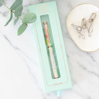 Cherish Every Moment Heartfelt Single Ball Point Pen for Journals & Bibles