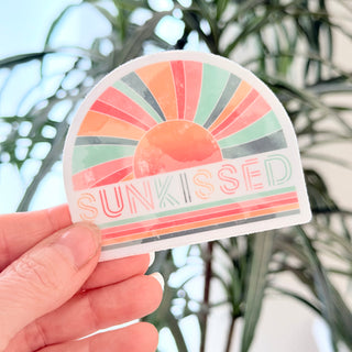 Sunkissed with Sun Rays in Tropical Colors Sticker