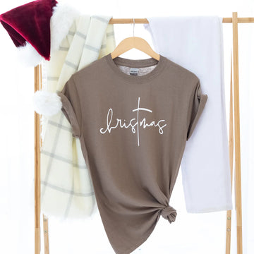 Christmas Script Font Graphic Simple in Clay Brown Judson