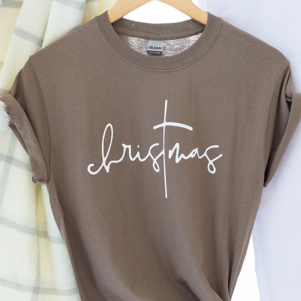 Christmas Script Font Graphic Simple in Clay Brown Judson