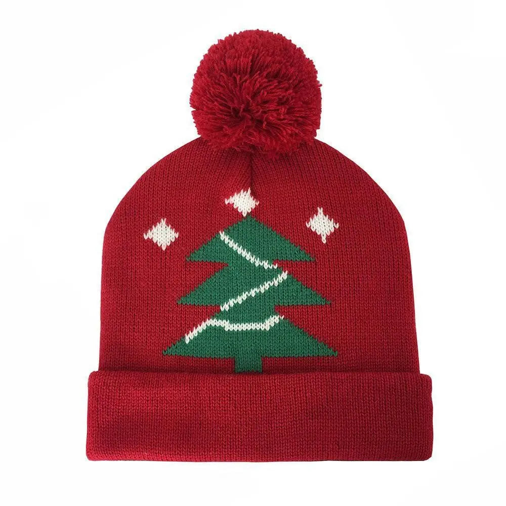 Christmas Tree with Pom Pom Beanie Judson