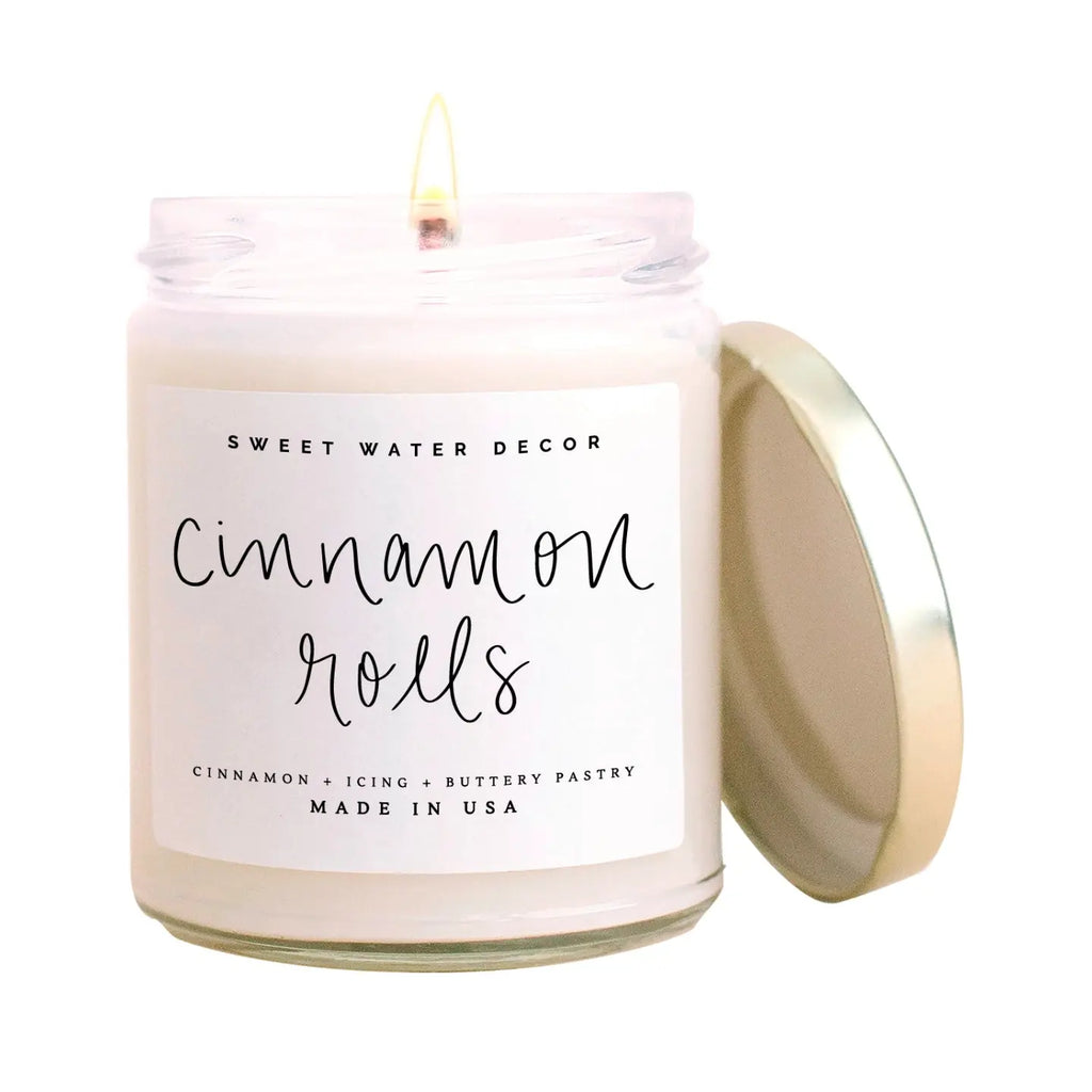 Cinnamon Rolls Soy Candle Sweet Water Decor