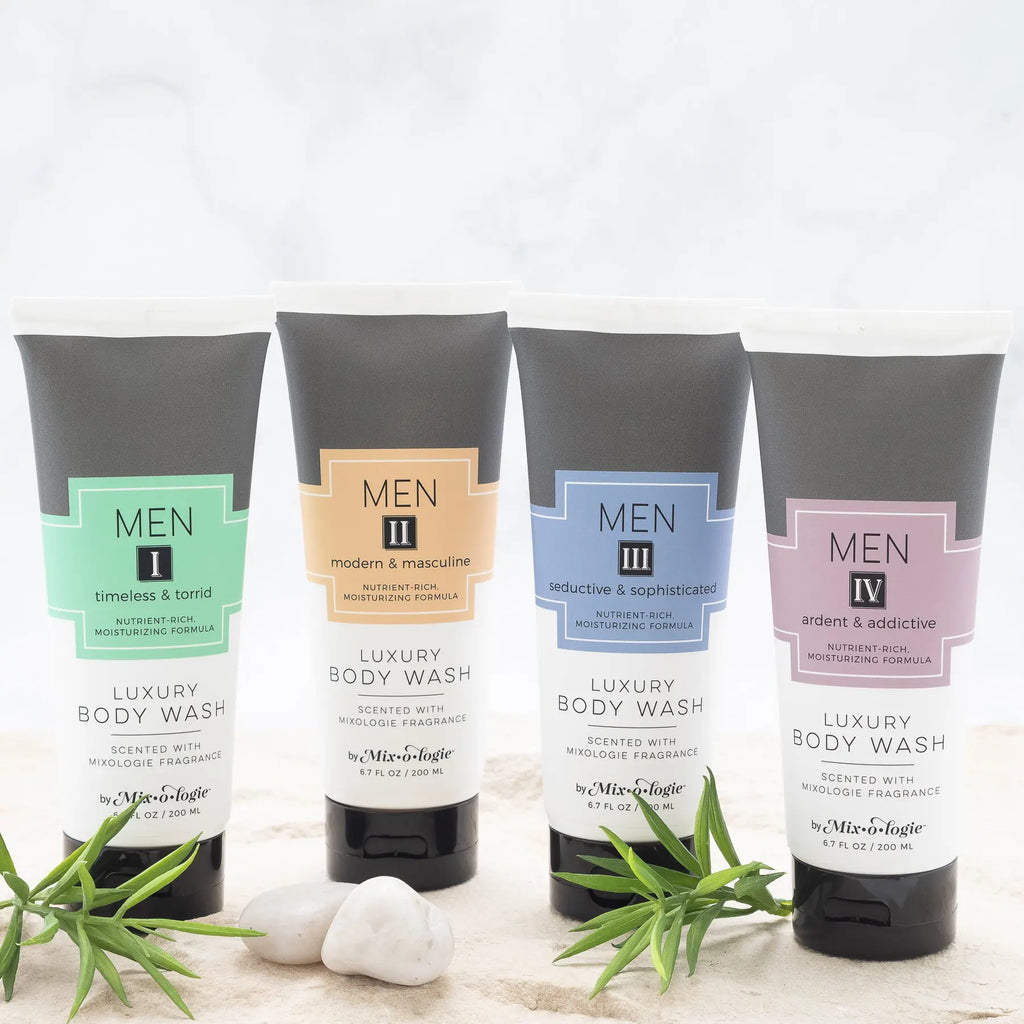Mixologie Luxury Body Wash For Men Top Shelf Nutrient-Rich and Aloe-Based Mixologie