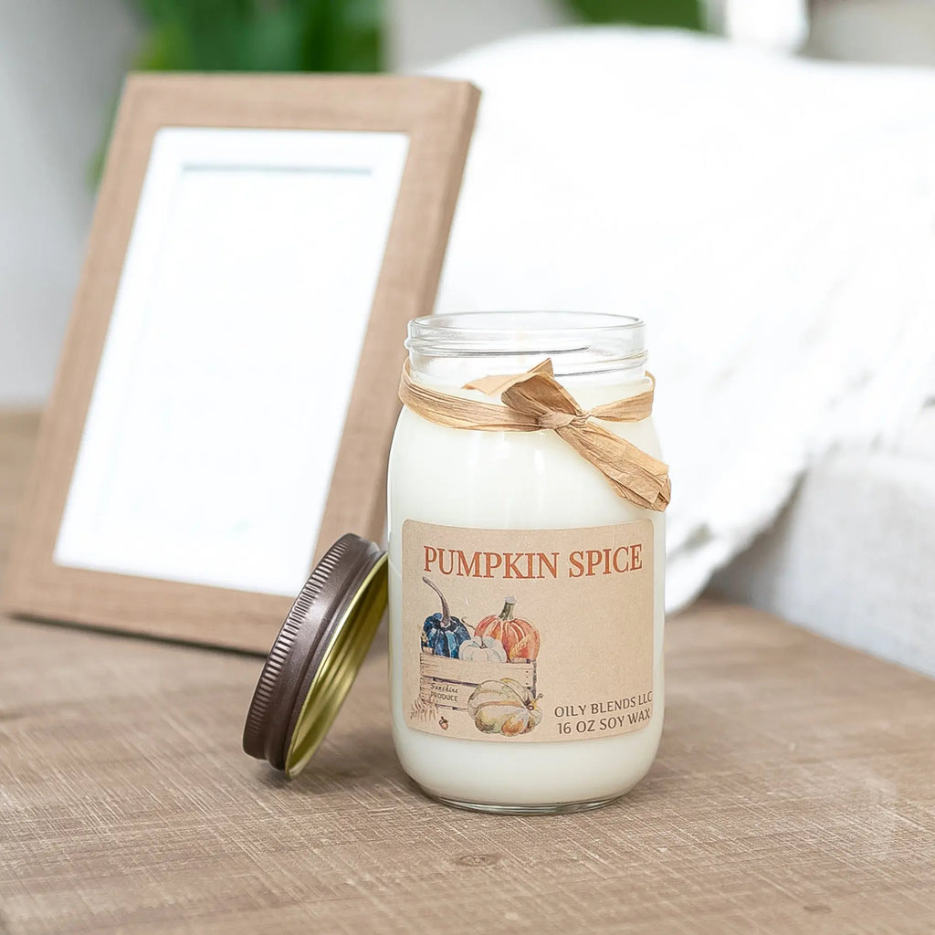 Pumpkin Spice Jumbo Candle Oily Blends